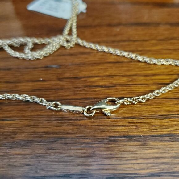 Neiman Marcus CINER Red Rhinestone Egg Pendant Necklace 38" - Picture 11 of 12